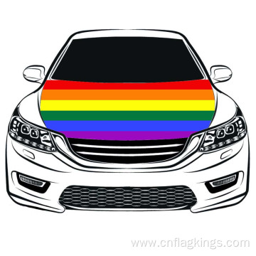 100*150cm The World Cup flag Rainbow Flag Car Hood flag High elastic fabric